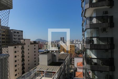 Vista de apartamento para alugar com 1 quarto, 54m² em Aparecida, Santos