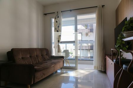 Sala de apartamento para alugar com 1 quarto, 54m² em Aparecida, Santos