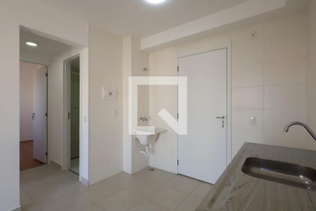 Cozinha de apartamento para alugar com 2 quartos, 35m² em Barra Funda, São Paulo