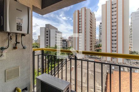 Varanda de kitnet/studio para alugar com 1 quarto, 23m² em Campos Elíseos, São Paulo