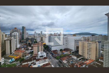 Vista da Sala de apartamento para alugar com 2 quartos, 121m² em Gonzaga, Santos