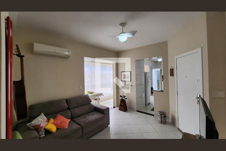 Detalhe Sala de apartamento para alugar com 2 quartos, 121m² em Gonzaga, Santos