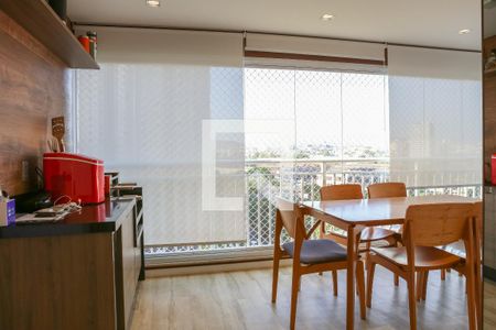 Varanda Gourmet de apartamento para alugar com 2 quartos, 80m² em Vila Anastácio, São Paulo