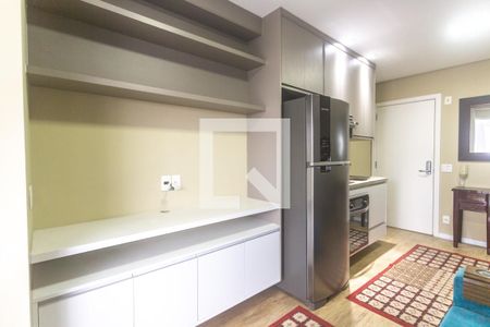 Sala de estar de apartamento para alugar com 1 quarto, 42m² em Centro, São Bernardo do Campo