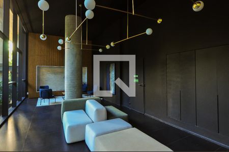 Studio para alugar com 46m², 1 quarto e 1 vaga Studio para alugar com 46m², 1 quarto e 1 vagaHall de entrada