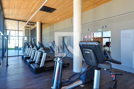 Studio para alugar com 46m², 1 quarto e 1 vaga Studio para alugar com 46m², 1 quarto e 1 vagaÁrea comum - Academia