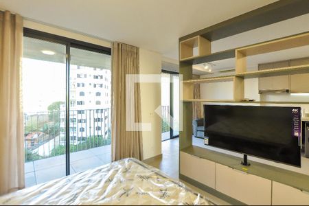 Studio para alugar com 46m², 1 quarto e 1 vaga Studio para alugar com 46m², 1 quarto e 1 vagaQuarto