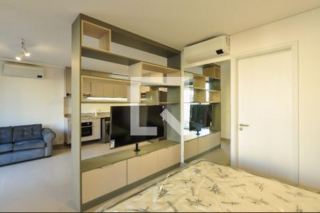 Studio para alugar com 46m², 1 quarto e 1 vaga Studio para alugar com 46m², 1 quarto e 1 vagaQuarto