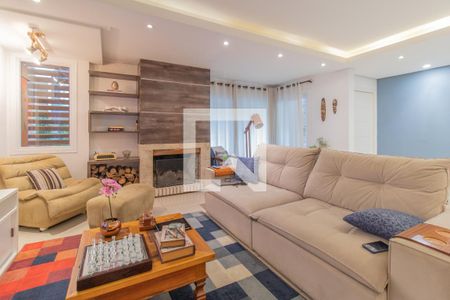 Sala de casa de condomínio para alugar com 3 quartos, 230m² em Aberta dos Morros, Porto Alegre