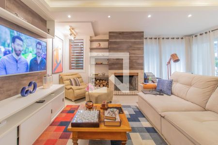 Sala de casa de condomínio para alugar com 3 quartos, 230m² em Aberta dos Morros, Porto Alegre