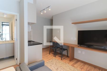 Sala/Quarto de apartamento para alugar com 1 quarto, 30m² em Campo Belo, São Paulo