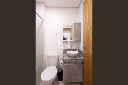 Banheiro Social de kitnet/studio para alugar com 1 quarto, 24m² em Tatuapé, São Paulo