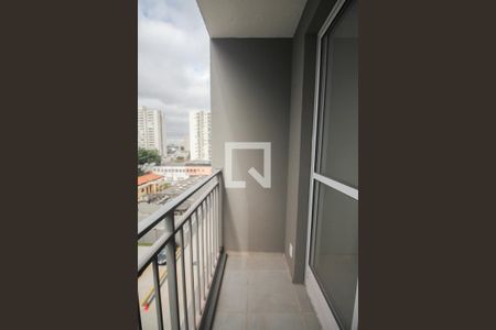 varanda sala de kitnet/studio à venda com 1 quarto, 32m² em Vila Guilherme, São Paulo