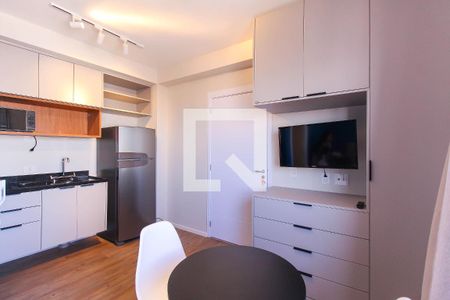 Cozinha de kitnet/studio para alugar com 1 quarto, 21m² em Belenzinho, São Paulo