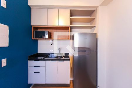 Cozinha de kitnet/studio para alugar com 1 quarto, 21m² em Belenzinho, São Paulo