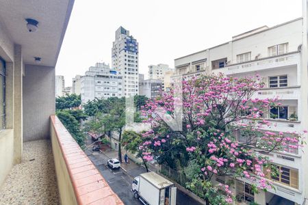 Varanda da Sala de apartamento à venda com 2 quartos, 164m² em Vila Buarque, São Paulo