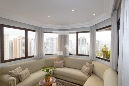Sala 3 de apartamento à venda com 5 quartos, 200m² em Moema, São Paulo