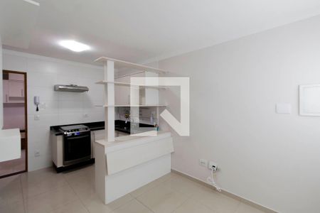 Sala e Cozinha Integrada de apartamento para alugar com 2 quartos, 45m² em Vila Guilhermina, São Paulo