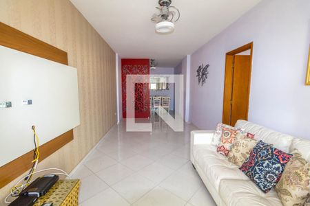 Sala de apartamento para alugar com 3 quartos, 117m² em Guilhermina, Praia Grande