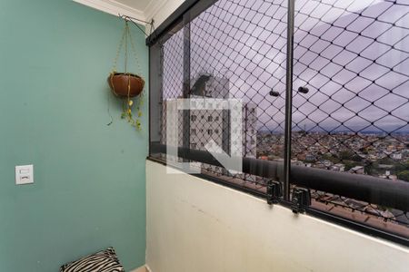 Varanda da sala  de apartamento para alugar com 3 quartos, 75m² em Jardim Melo, Diadema