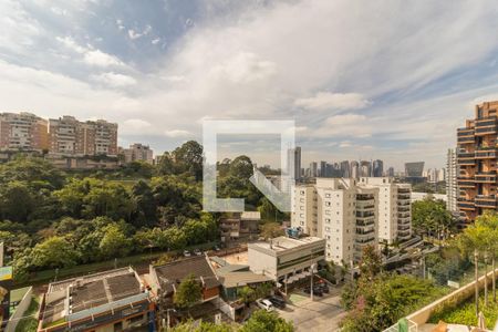 Vista da Varanda da Sala de apartamento à venda com 3 quartos, 129m² em Paraíso do Morumbi, São Paulo