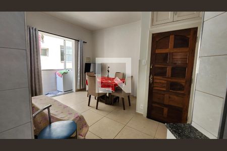 Sala de apartamento para alugar com 1 quarto, 48m² em José Menino, Santos