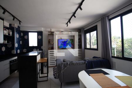 Sala de apartamento à venda com 1 quarto, 34m² em Jurubatuba, São Paulo