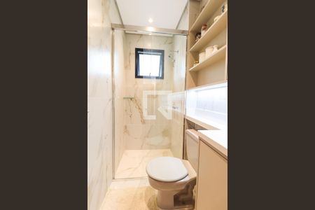 Banheiro Social de apartamento para alugar com 1 quarto, 50m² em Centro, Curitiba