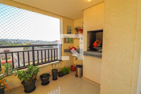 Varanda gourmet de apartamento à venda com 3 quartos, 87m² em Vila das Hortencias, Jundiaí