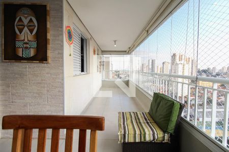Varanda da Sala de apartamento à venda com 3 quartos, 97m² em Parque da Mooca, São Paulo