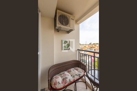 Varanda da Sala de apartamento à venda com 3 quartos, 60m² em Jardim Jamaica, Santo André