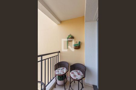 Varanda da Sala de apartamento à venda com 3 quartos, 60m² em Jardim Jamaica, Santo André