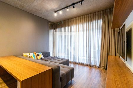 Sala e Cozinha de kitnet/studio para alugar com 1 quarto, 44m² em Vila Mariana, São Paulo