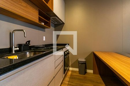 Sala e Cozinha de kitnet/studio para alugar com 1 quarto, 44m² em Vila Mariana, São Paulo