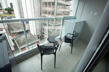 Varanda da Sala de kitnet/studio para alugar com 1 quarto, 25m² em Vila Clementino, São Paulo