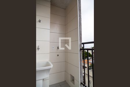 Varanda e Área de Serviço de kitnet/studio para alugar com 1 quarto, 30m² em Vila Campestre, São Paulo