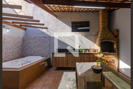 Varanda Gourmet de casa à venda com 3 quartos, 172m² em Copacabana, Belo Horizonte