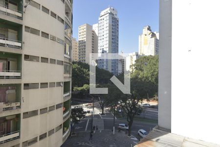 Vista da Sala de apartamento à venda com 1 quarto, 76m² em República, São Paulo