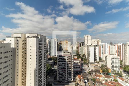 Vista da Varanda de apartamento para alugar com 1 quarto, 73m² em Cerqueira César, São Paulo