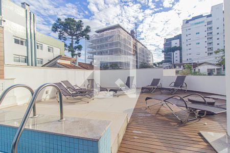 Área comum - Piscina de kitnet/studio para alugar com 1 quarto, 27m² em Juvevê, Curitiba