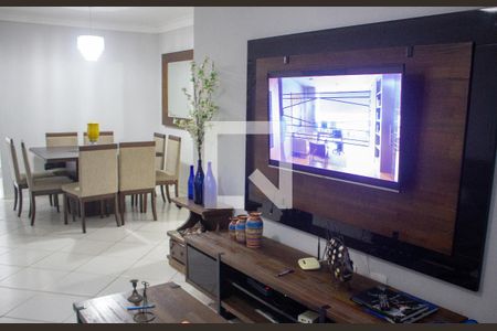 Sala de apartamento para alugar com 3 quartos, 122m² em Vila Caiçara, Praia Grande