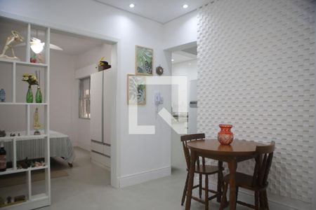 Sala de apartamento para alugar com 1 quarto, 40m² em Aparecida, Santos