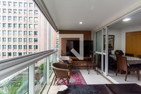 Varanda da Sala de apartamento para alugar com 2 quartos, 98m² em Vila Olímpia, São Paulo