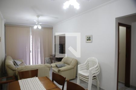 Sala de apartamento para alugar com 2 quartos, 83m² em Ocian, Praia Grande