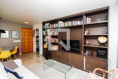 Sala de apartamento à venda com 1 quarto, 100m² em Carmo, Belo Horizonte