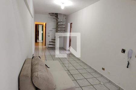 Sala de apartamento para alugar com 4 quartos, 218m² em Caiçara, Praia Grande