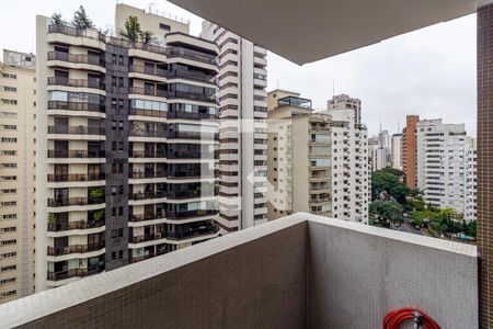 Varanda da Sala de apartamento para alugar com 4 quartos, 215m² em Higienópolis, São Paulo