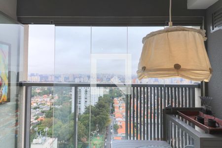 Sacada de apartamento à venda com 1 quarto, 24m² em Santo Amaro, São Paulo