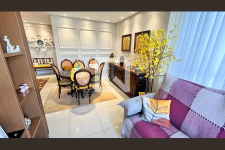 sala/sala de jantar de apartamento à venda com 3 quartos, 86m² em Ipiranga, Belo Horizonte