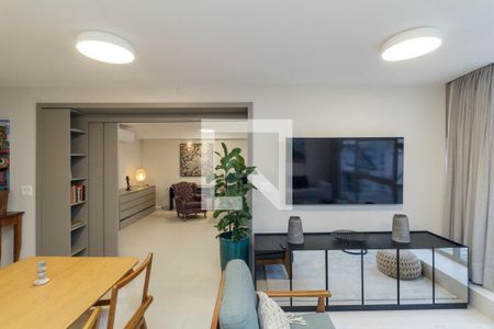 Sala de apartamento para alugar com 1 quarto, 76m² em Centro Capital, São Paulo